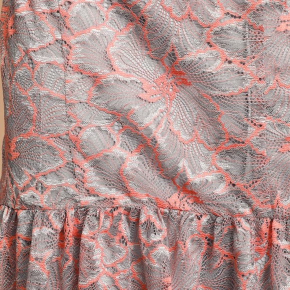 Lulu’s Fleur Allured Grey Lace Midi Dress - Picture 4 of 8